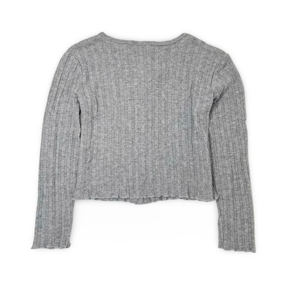 Tilly’s White Fawn Cropped Cardigan Fall Coquette Layering XS - Picture 3 of 10